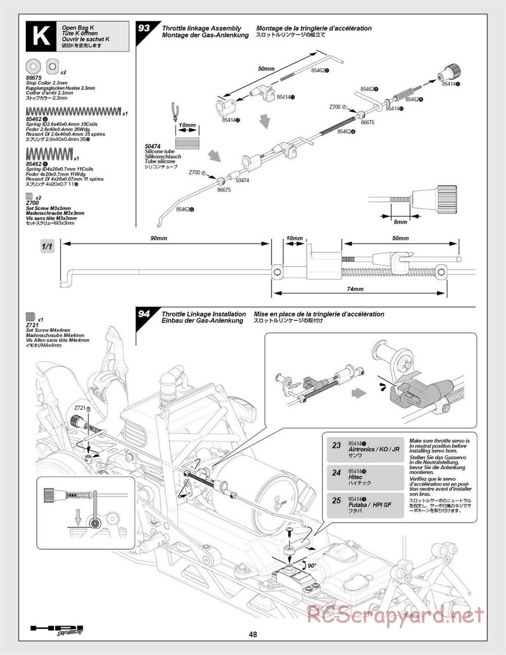 HPI - Baja 5b SS - Manual - Page 48