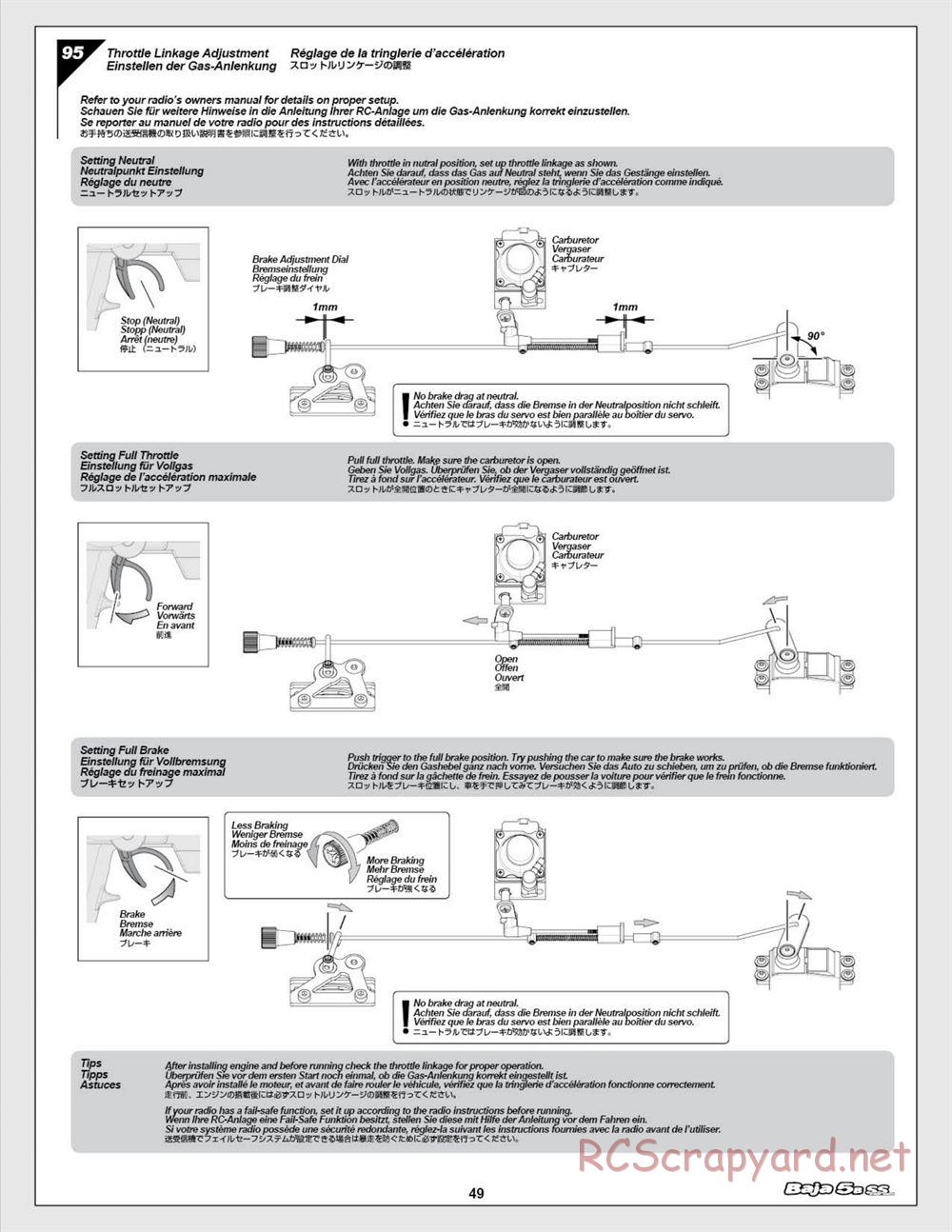 HPI - Baja 5b SS - Manual - Page 49