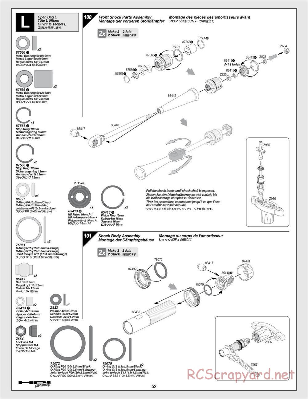 HPI - Baja 5b SS - Manual - Page 52