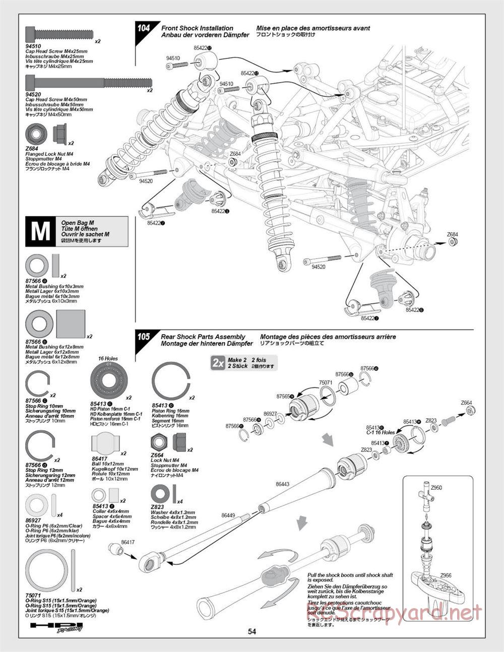 HPI - Baja 5b SS - Manual - Page 54