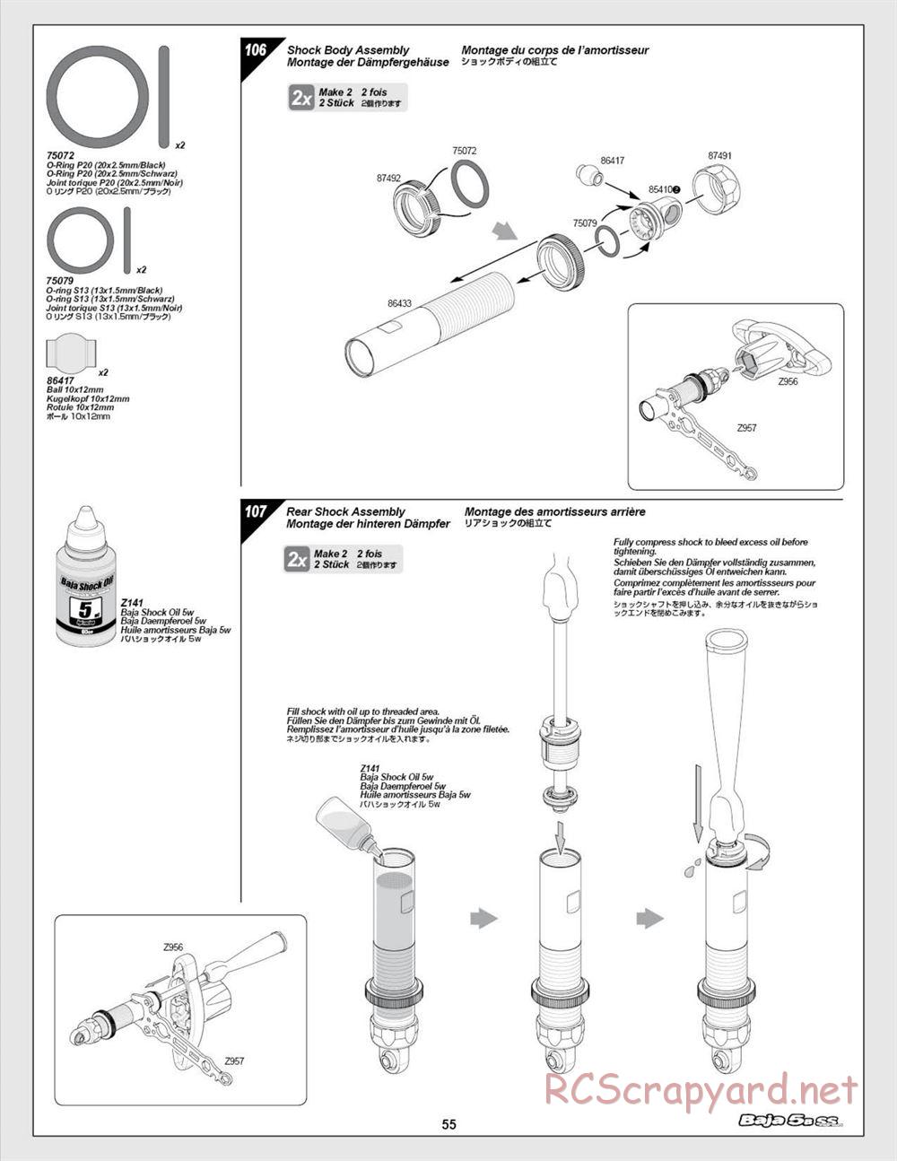 HPI - Baja 5b SS - Manual - Page 55