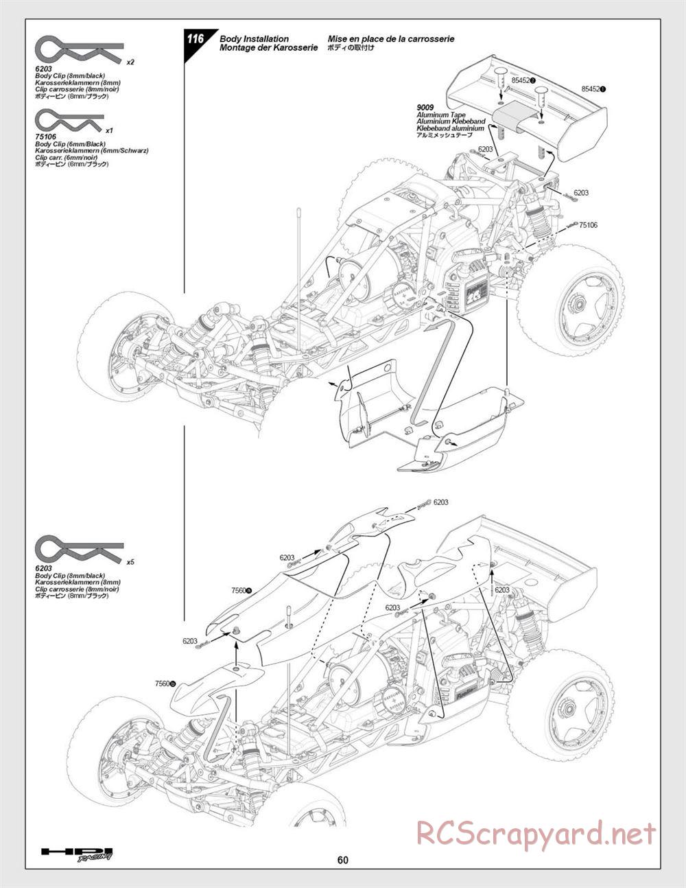 HPI - Baja 5b SS - Manual - Page 60