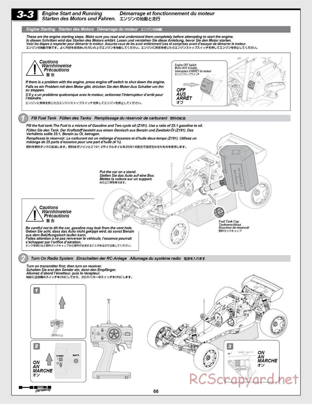 HPI - Baja 5b SS - Manual - Page 66