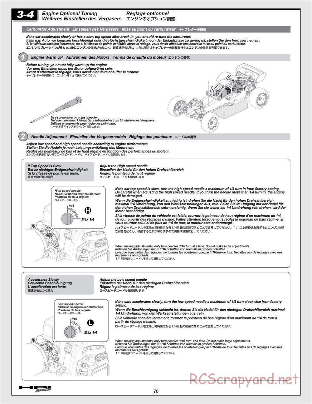 HPI - Baja 5b SS - Manual - Page 70