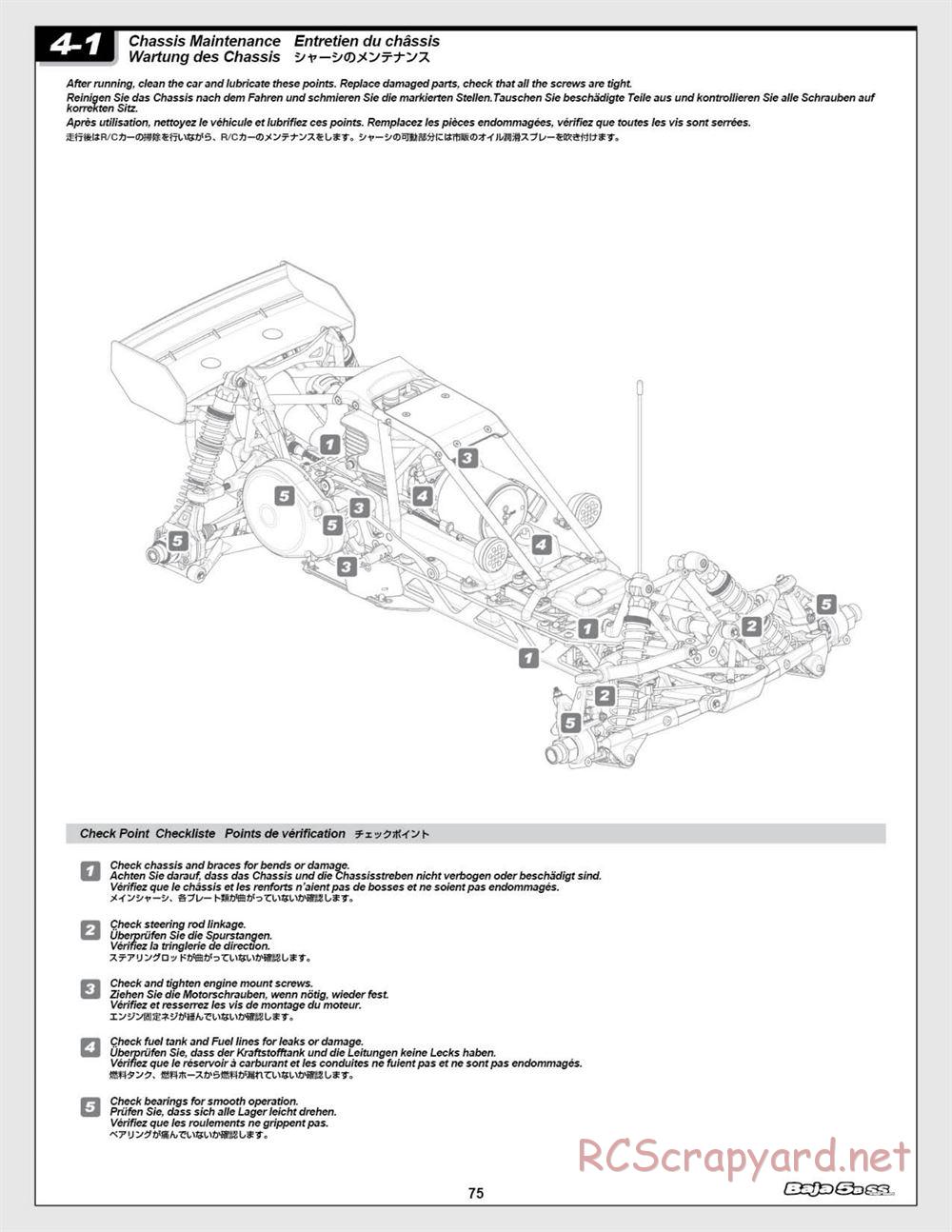 HPI - Baja 5b SS - Manual - Page 75