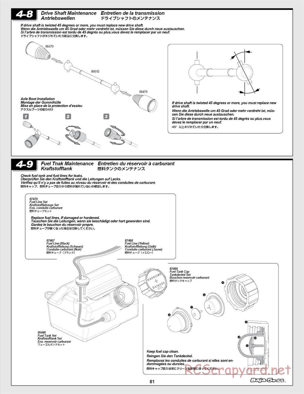 HPI - Baja 5b SS - Manual - Page 81