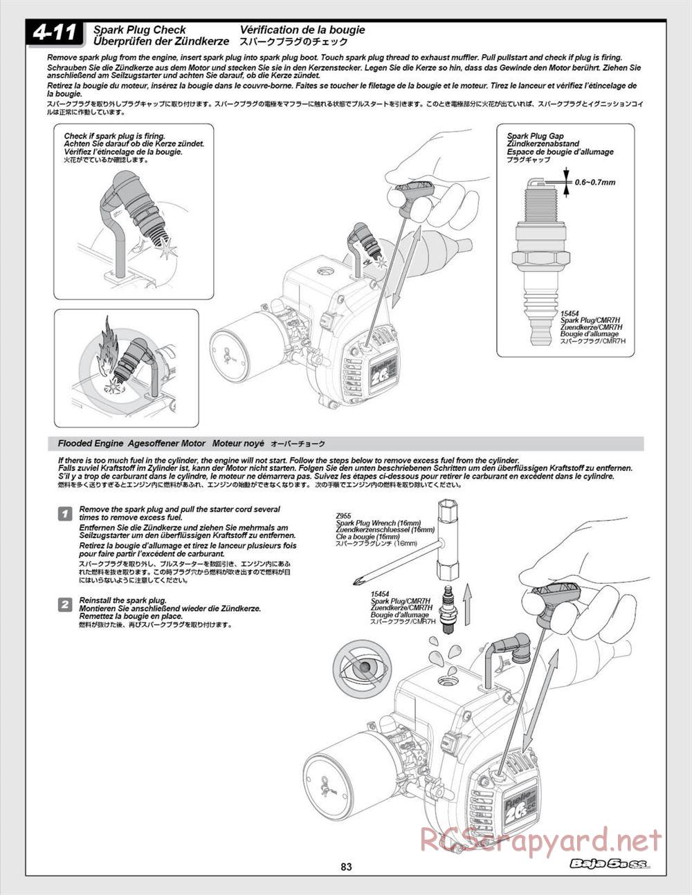 HPI - Baja 5b SS - Manual - Page 83