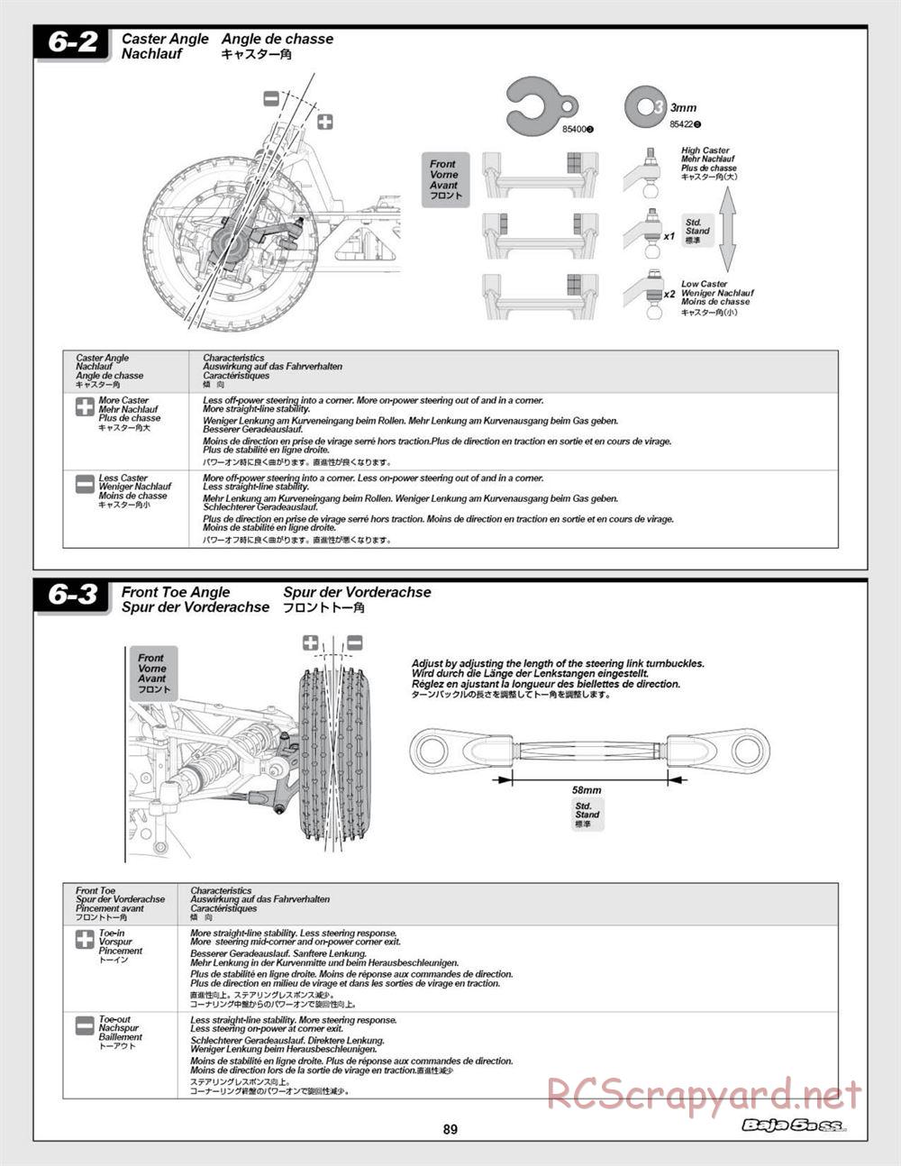 HPI - Baja 5b SS - Manual - Page 89