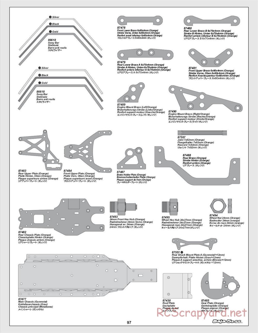 HPI - Baja 5b SS - Manual - Page 97