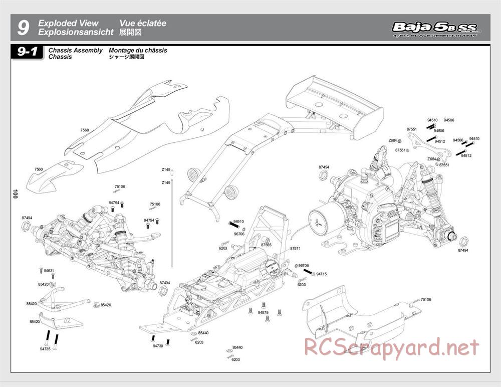 HPI - Baja 5b SS - Manual - Page 100