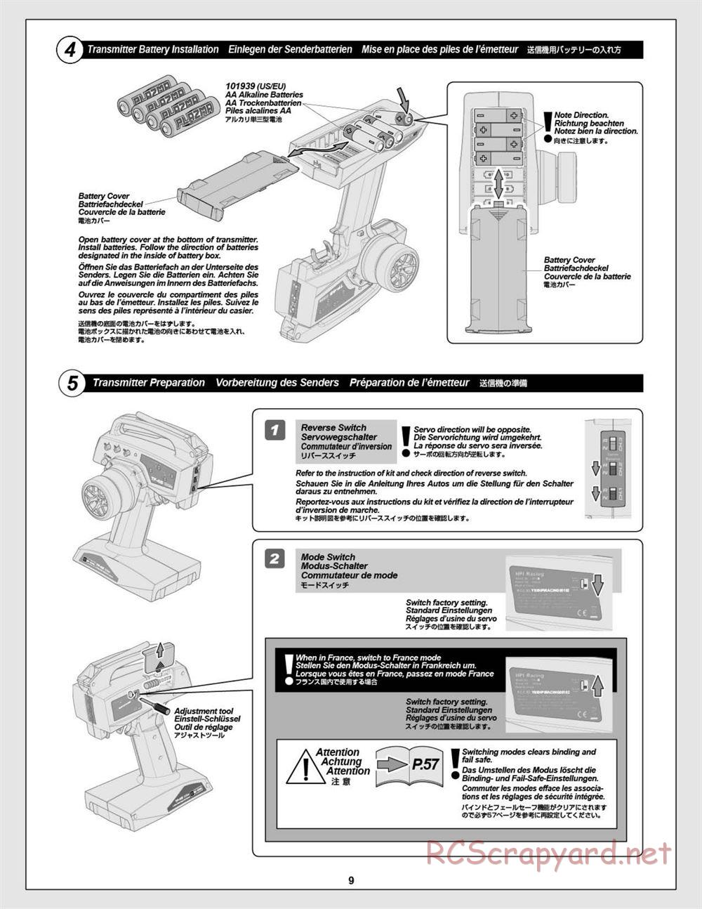 HPI - Baja 5R - Manual - Page 9