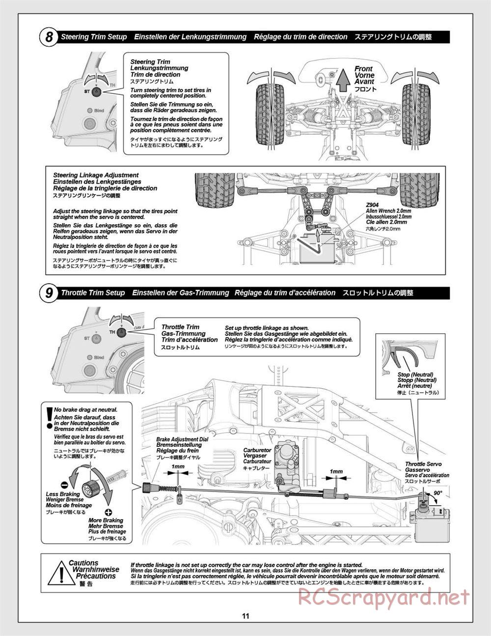 HPI - Baja 5R - Manual - Page 11
