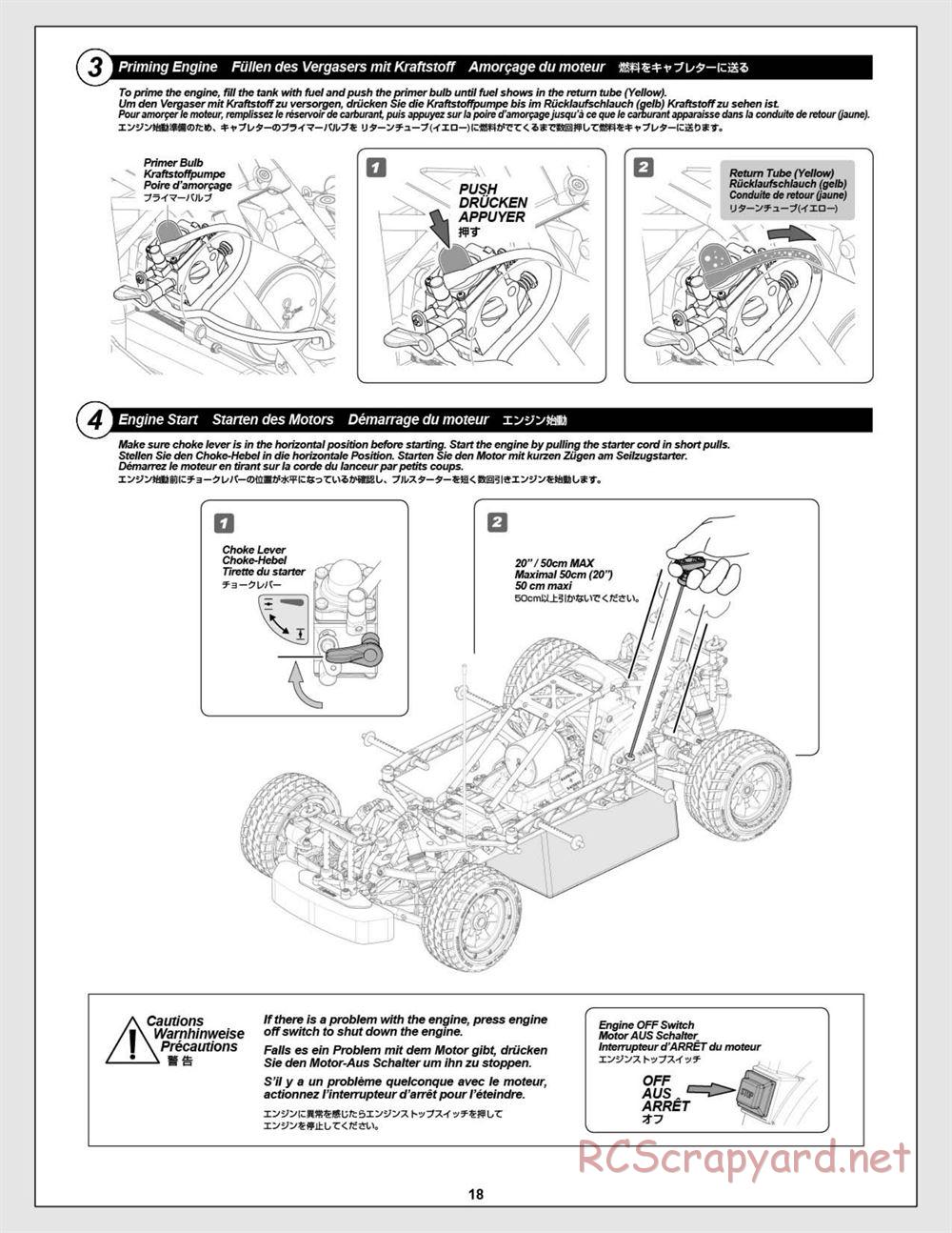 HPI - Baja 5R - Manual - Page 18