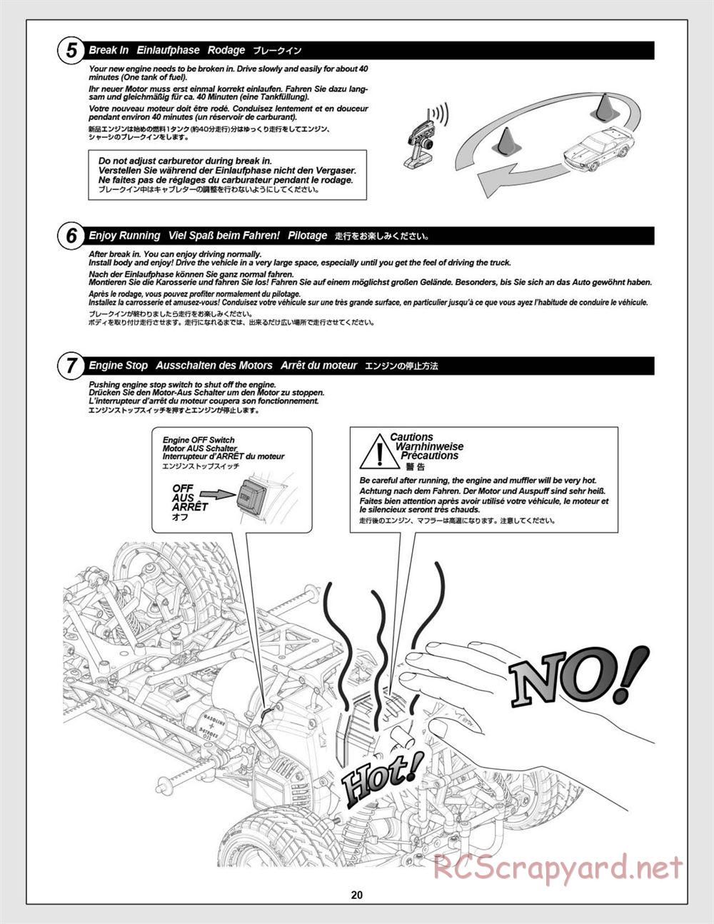 HPI - Baja 5R - Manual - Page 20