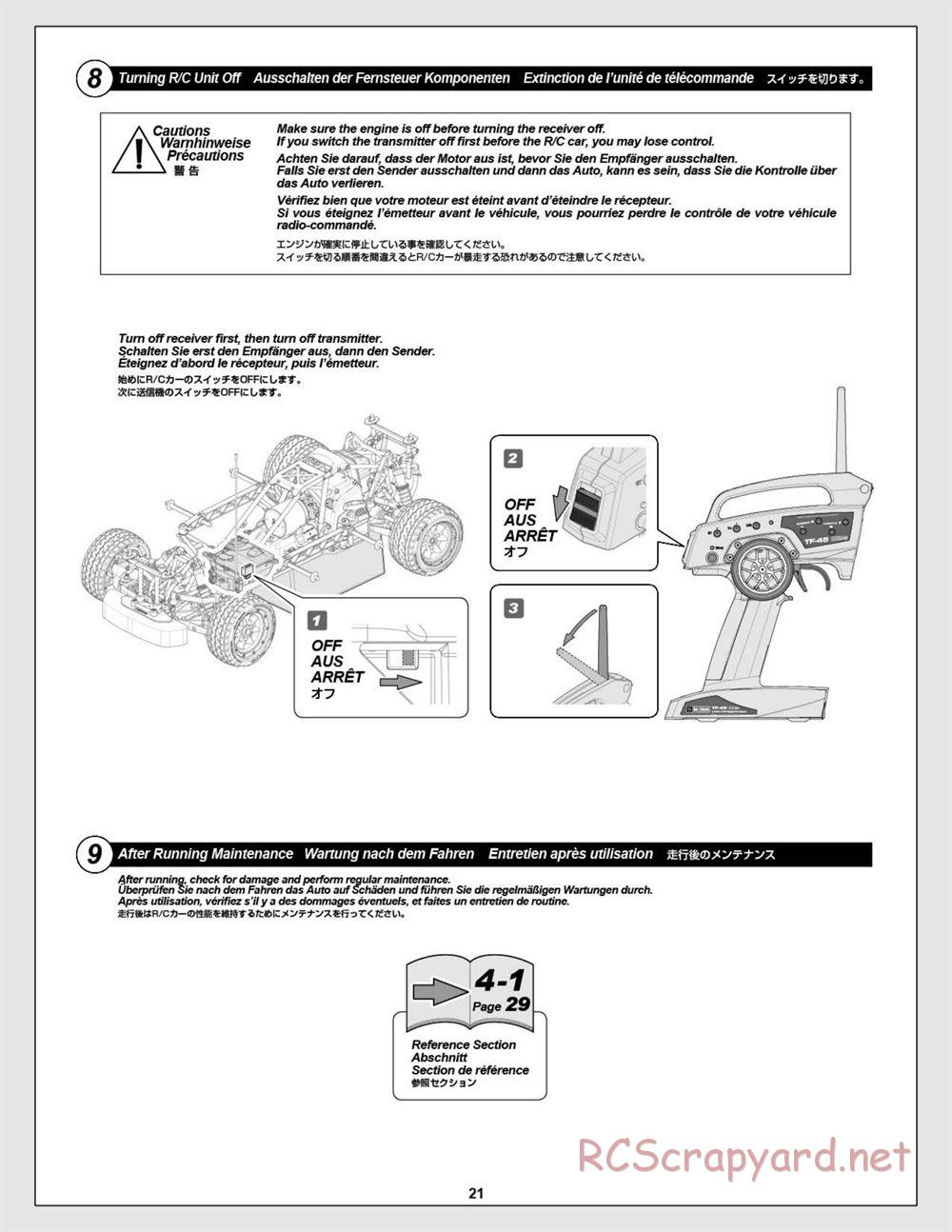 HPI - Baja 5R - Manual - Page 21