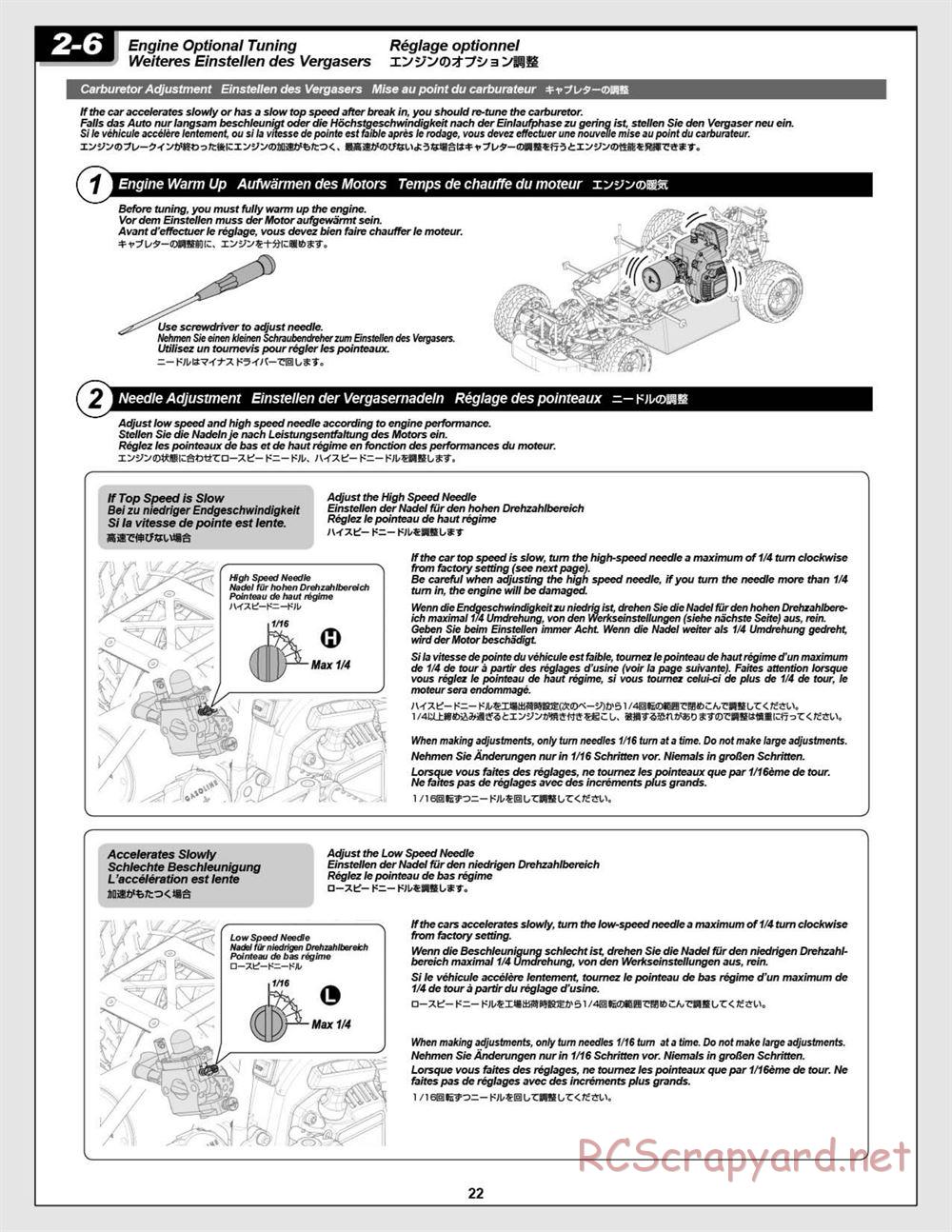 HPI - Baja 5R - Manual - Page 22