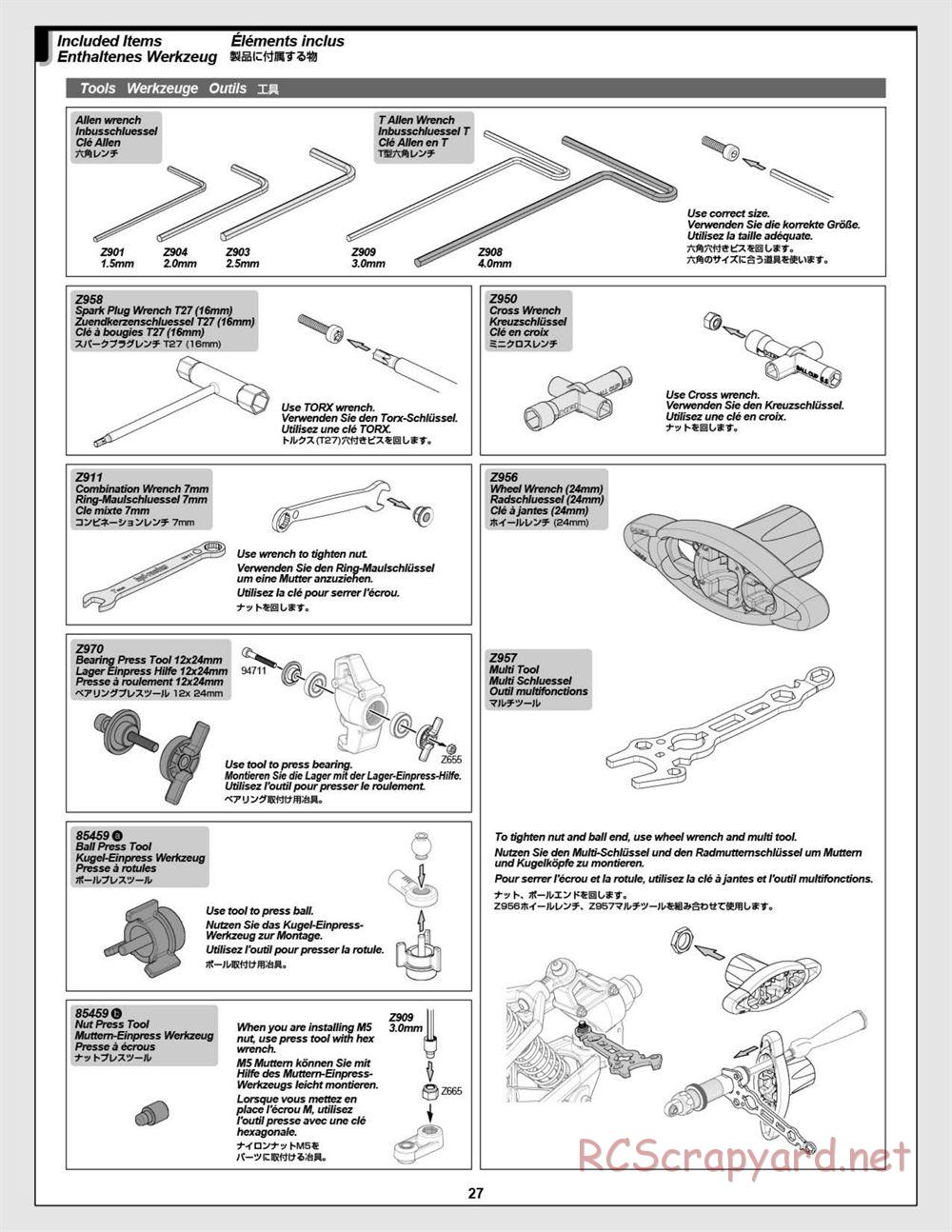 HPI - Baja 5R - Manual - Page 27