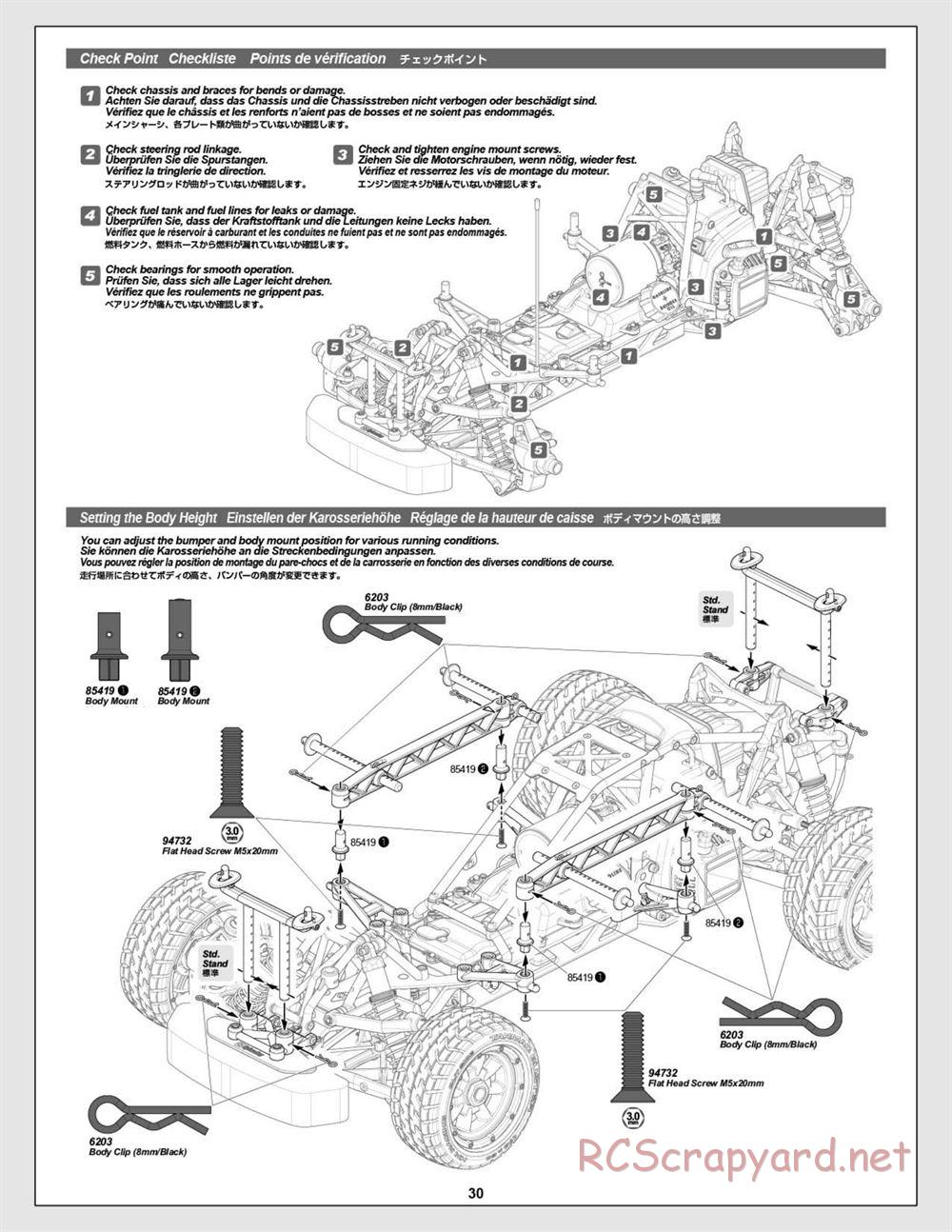 HPI - Baja 5R - Manual - Page 30