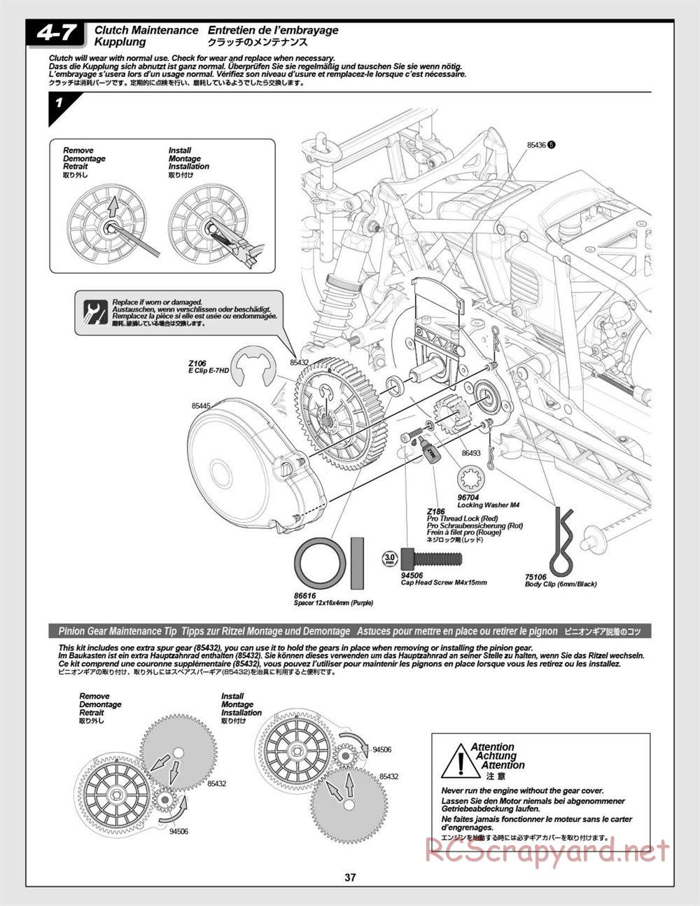 HPI - Baja 5R - Manual - Page 37