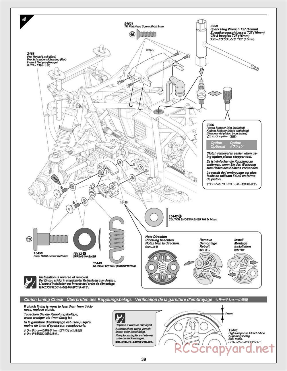 HPI - Baja 5R - Manual - Page 39