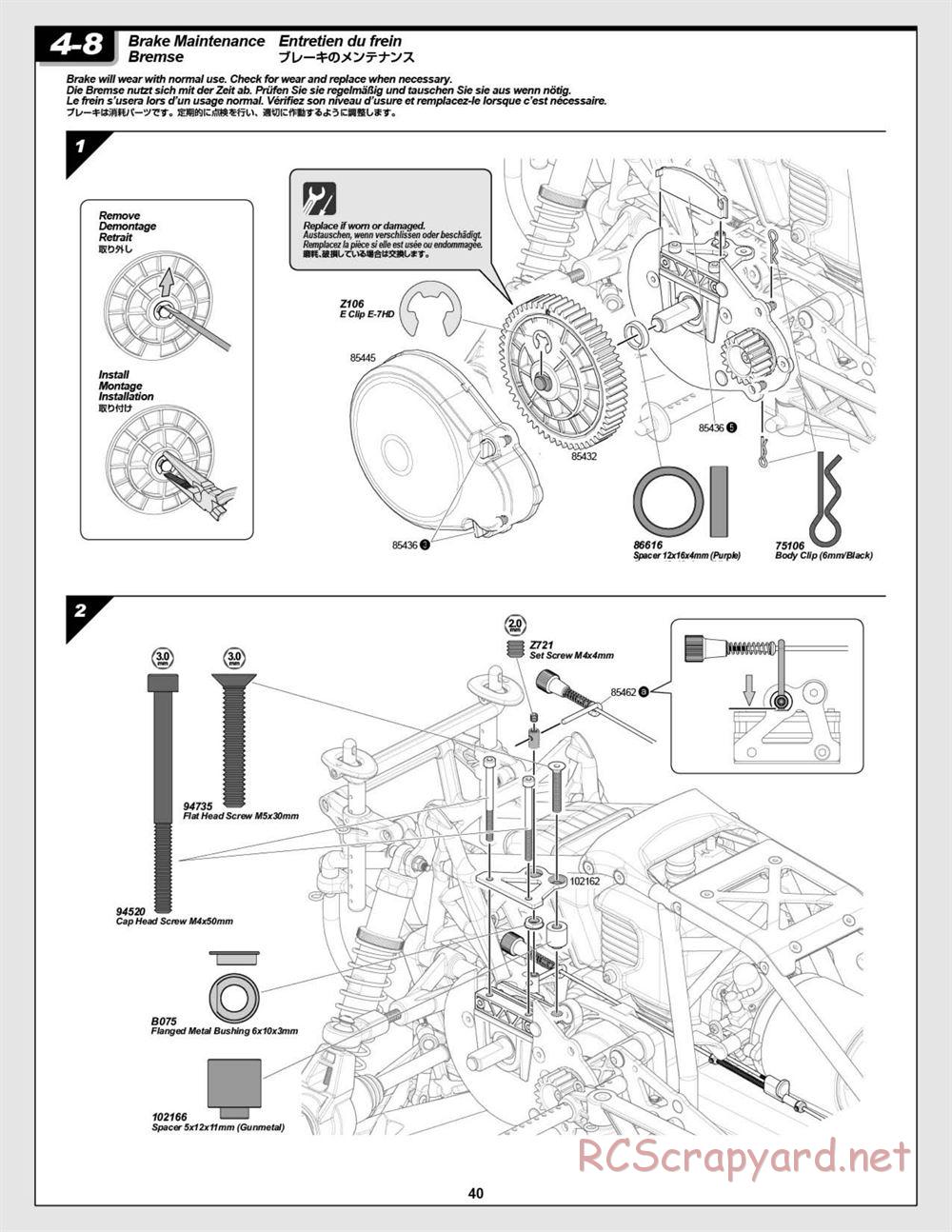 HPI - Baja 5R - Manual - Page 40