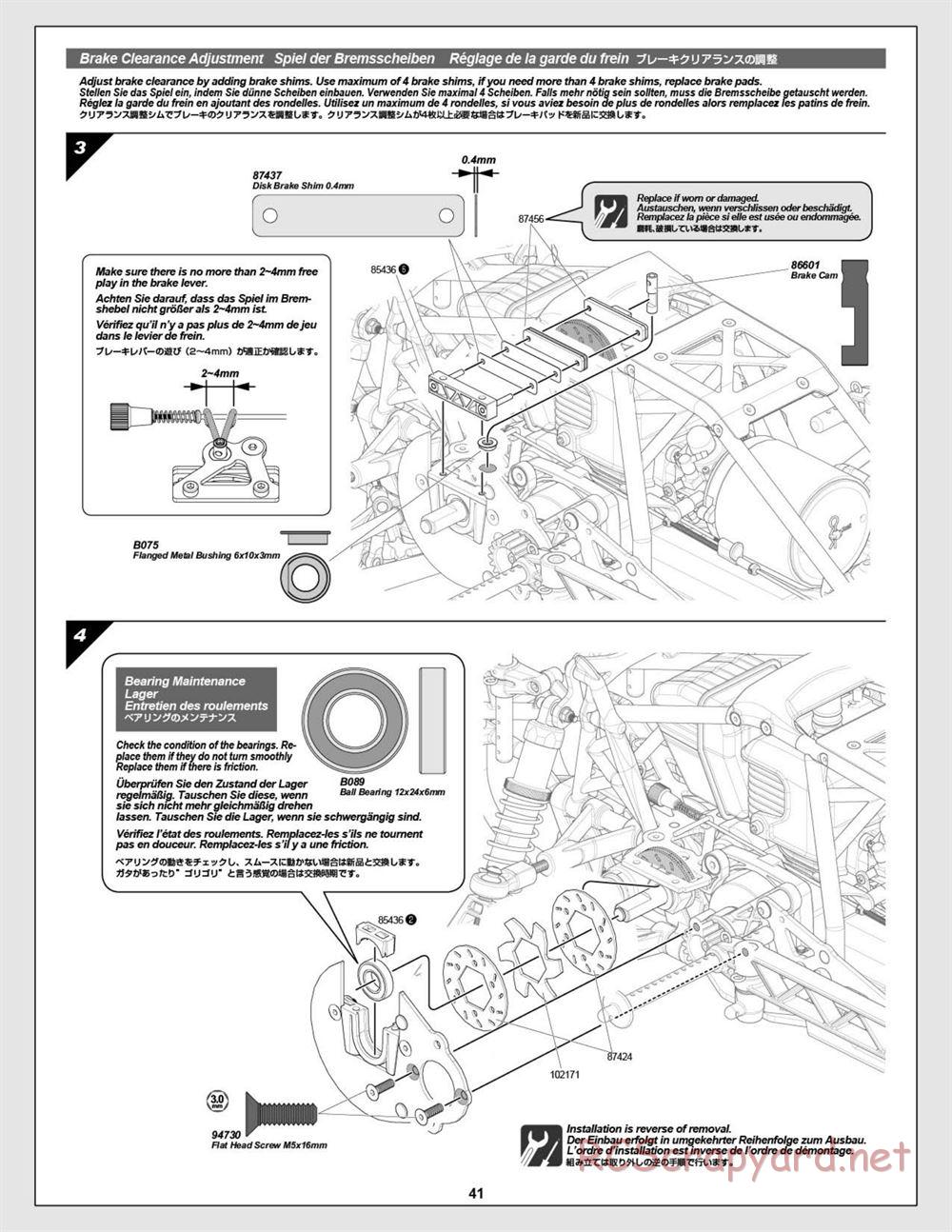 HPI - Baja 5R - Manual - Page 41