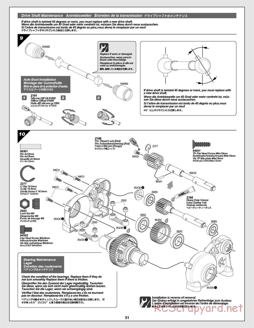 HPI - Baja 5R - Manual - Page 51