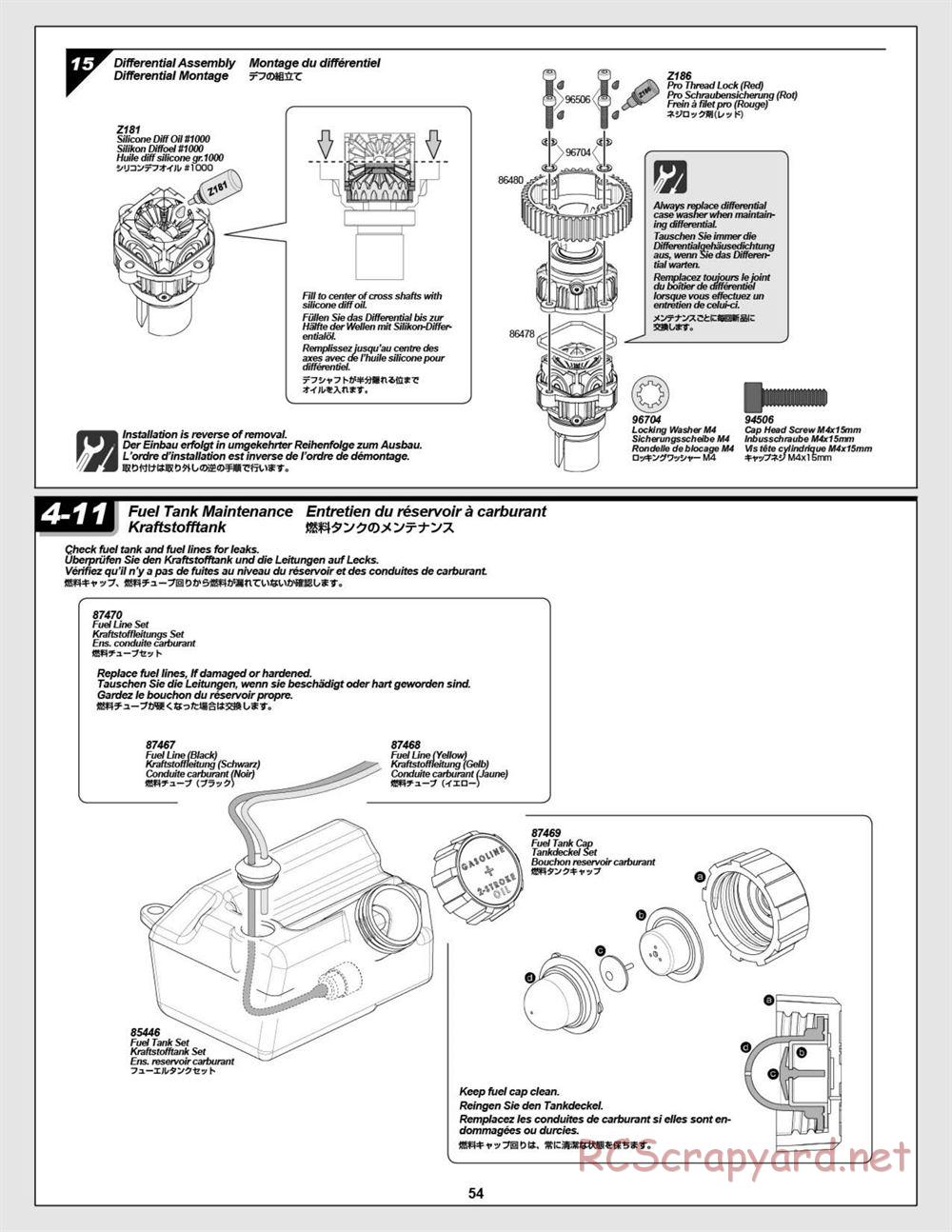 HPI - Baja 5R - Manual - Page 54