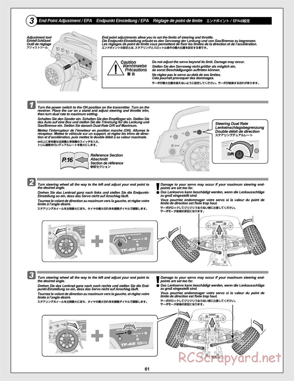 HPI - Baja 5R - Manual - Page 61