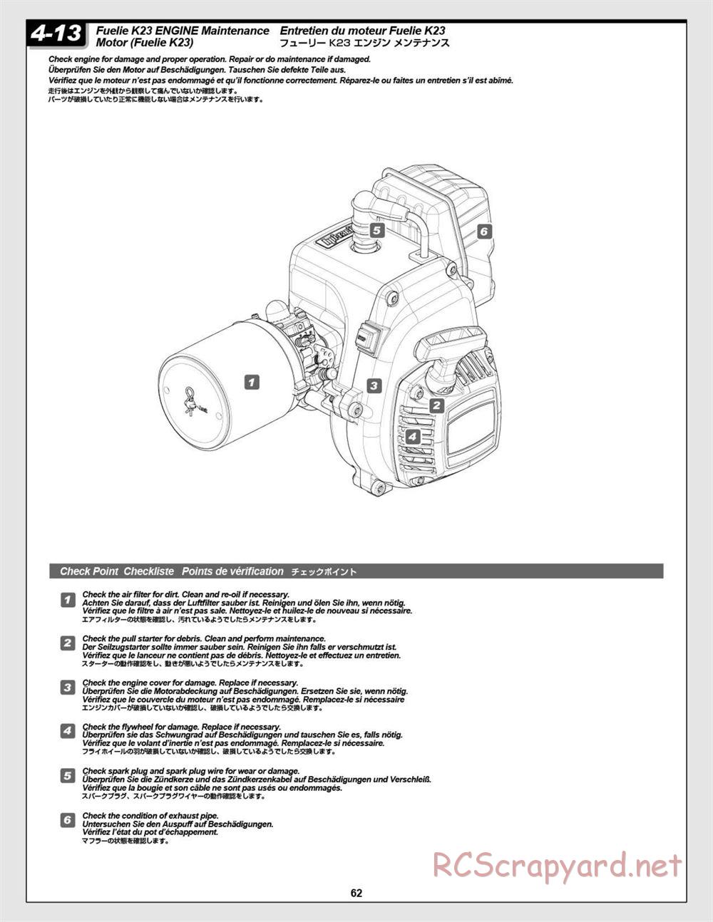 HPI - Baja 5R - Manual - Page 62