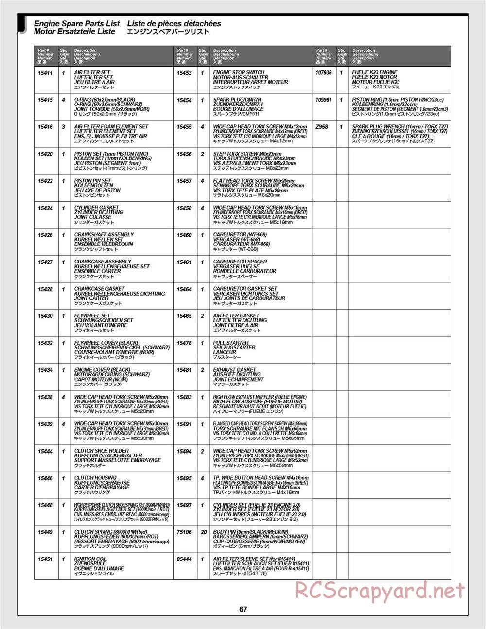 HPI - Baja 5R - Manual - Page 67