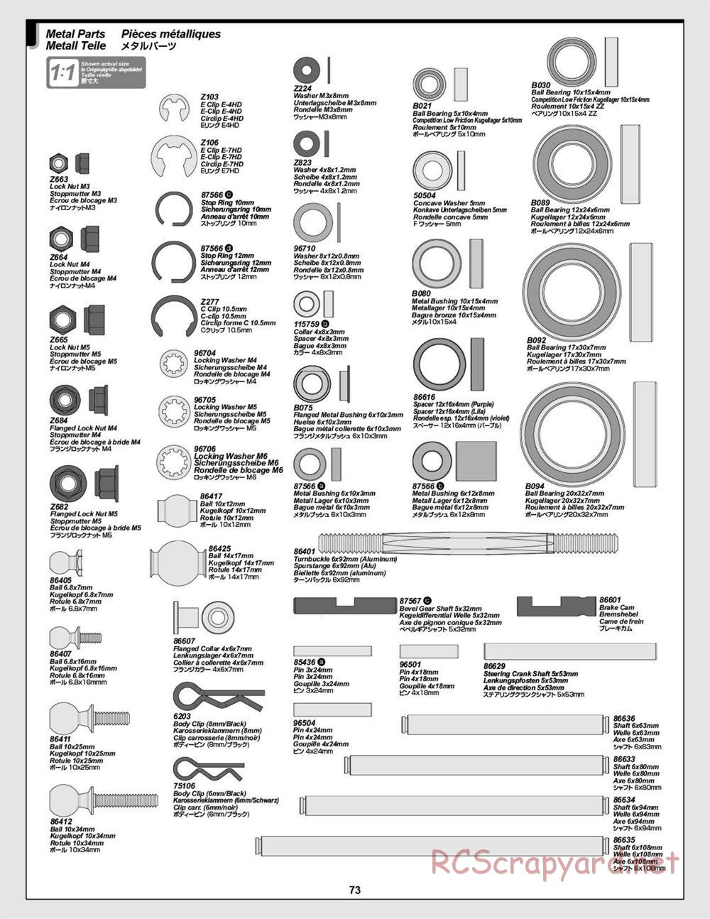 HPI - Baja 5R - Manual - Page 73