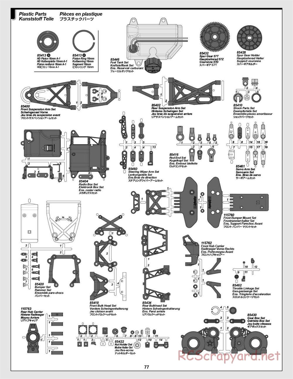 HPI - Baja 5R - Manual - Page 77