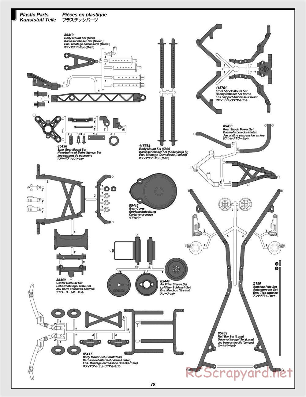 HPI - Baja 5R - Manual - Page 78