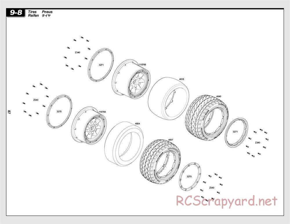 HPI - Baja 5R - Exploded View - Page 87