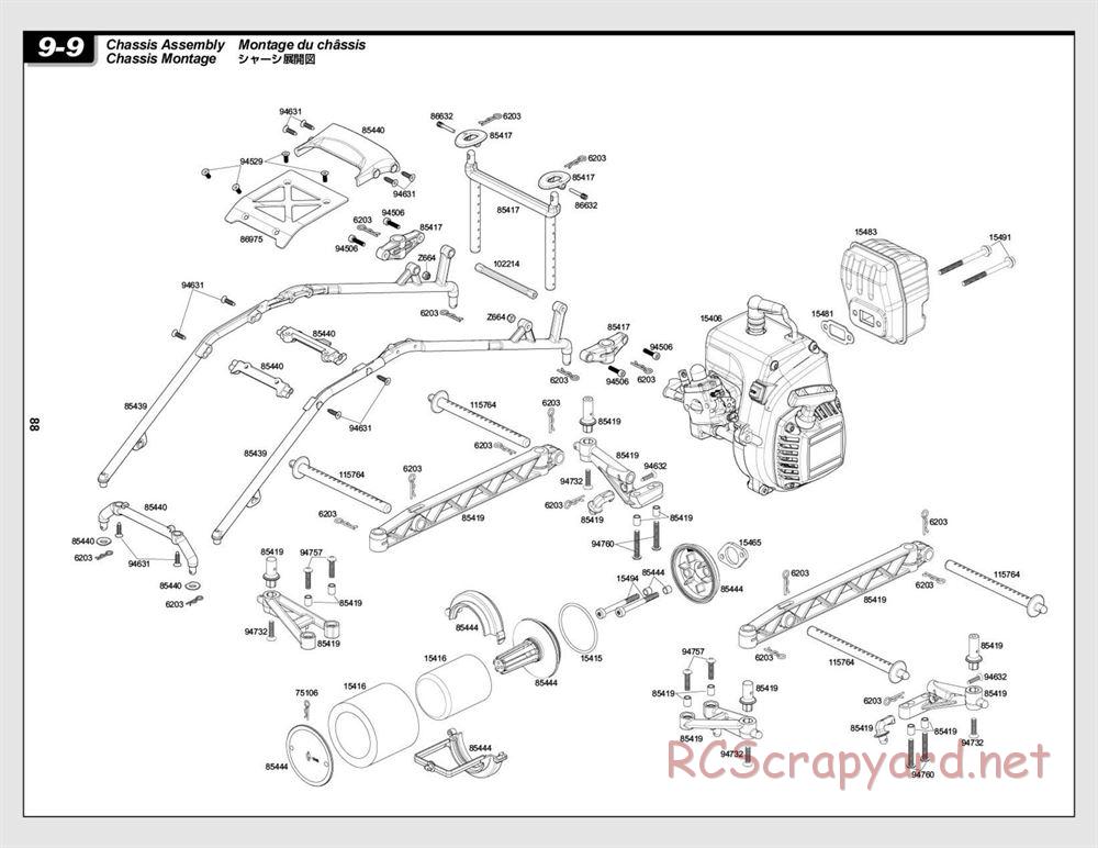 HPI - Baja 5R - Exploded View - Page 88