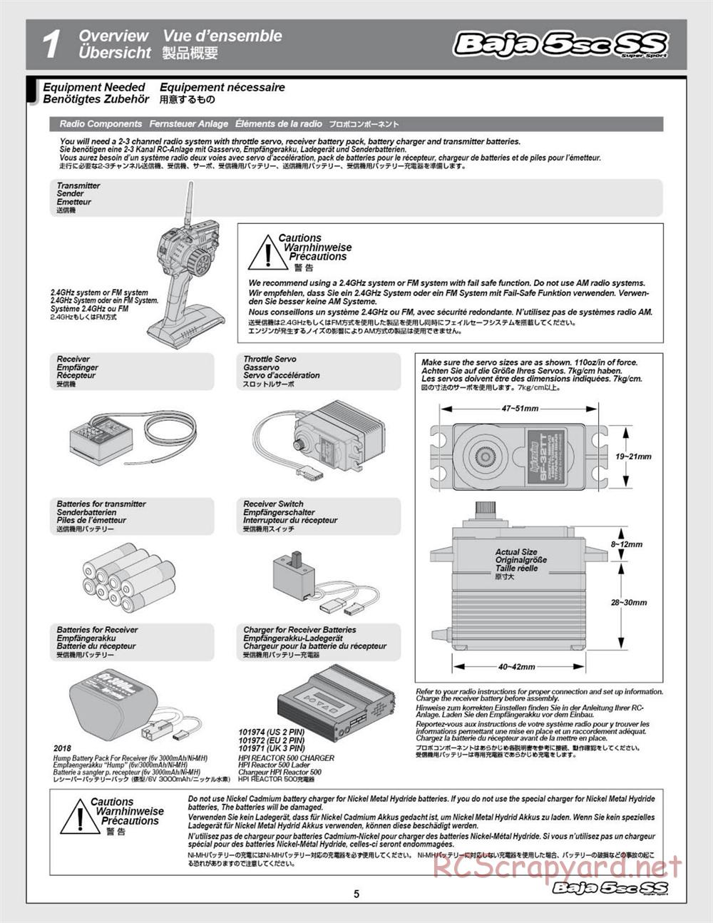 HPI - Baja 5SC SS - Exploded View - Page 5