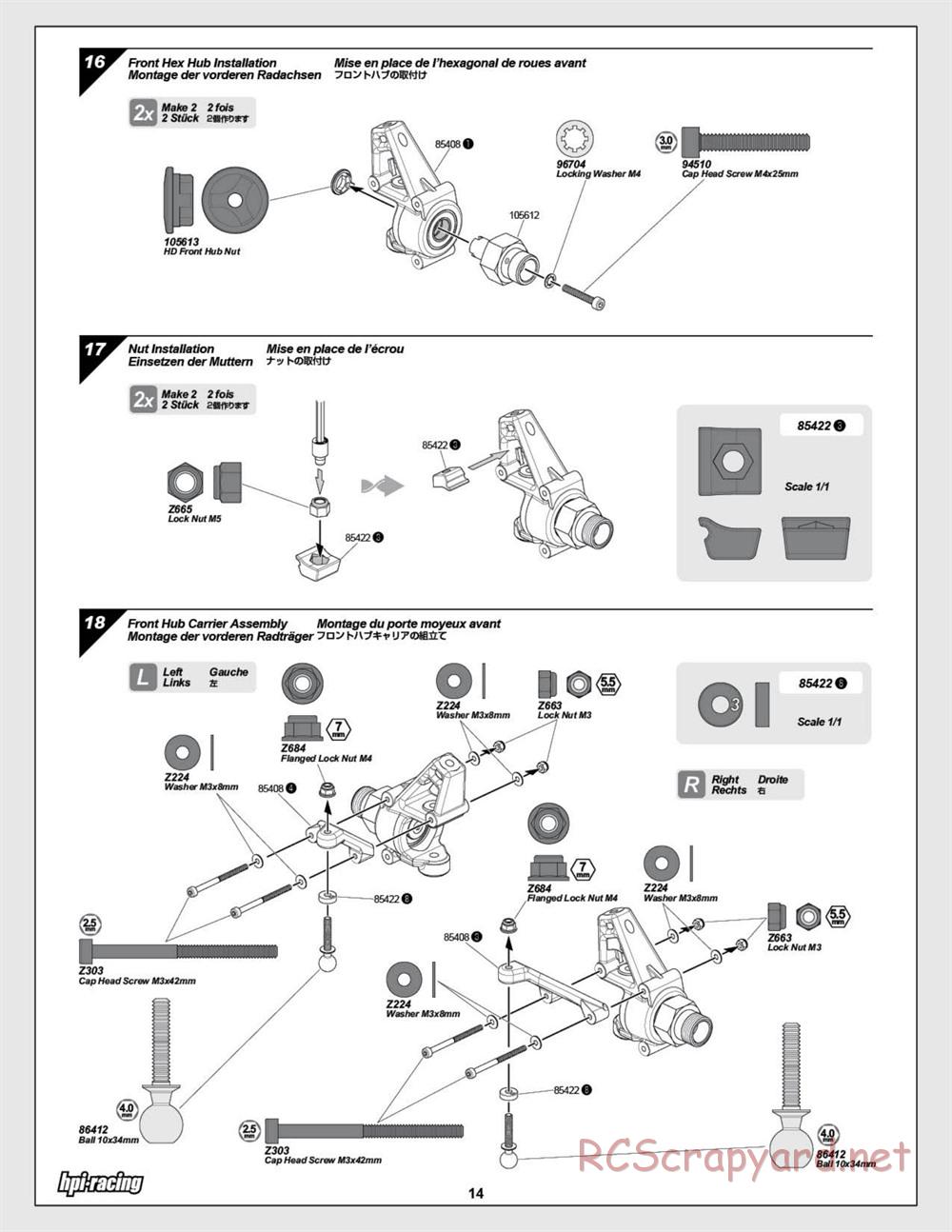 HPI - Baja 5SC SS - Exploded View - Page 14
