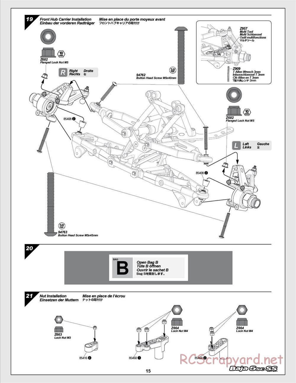 HPI - Baja 5SC SS - Exploded View - Page 15