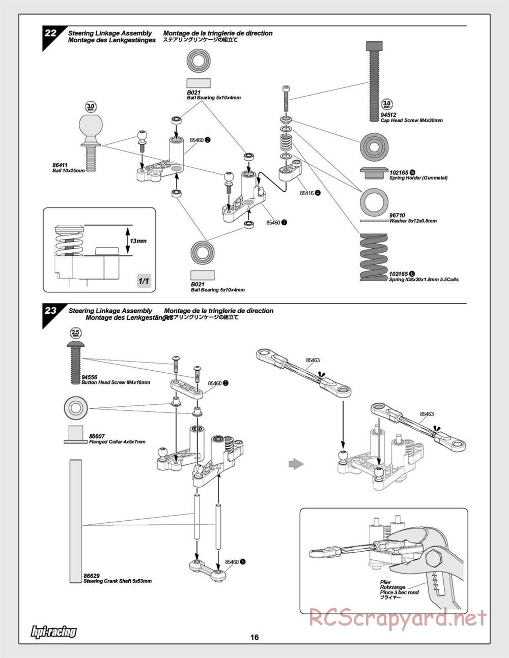 HPI - Baja 5SC SS - Exploded View - Page 16