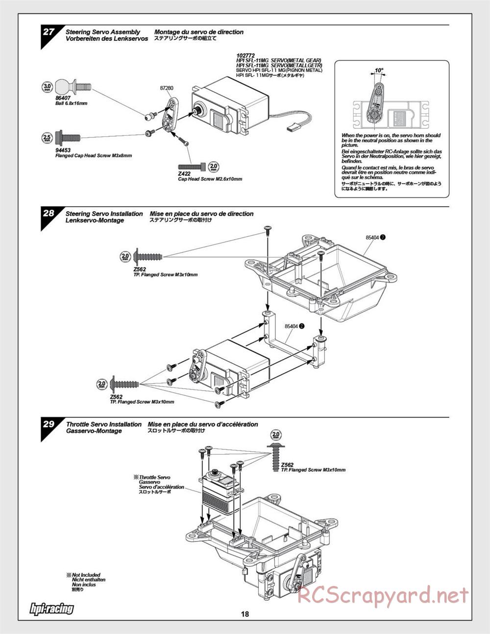 HPI - Baja 5SC SS - Exploded View - Page 18