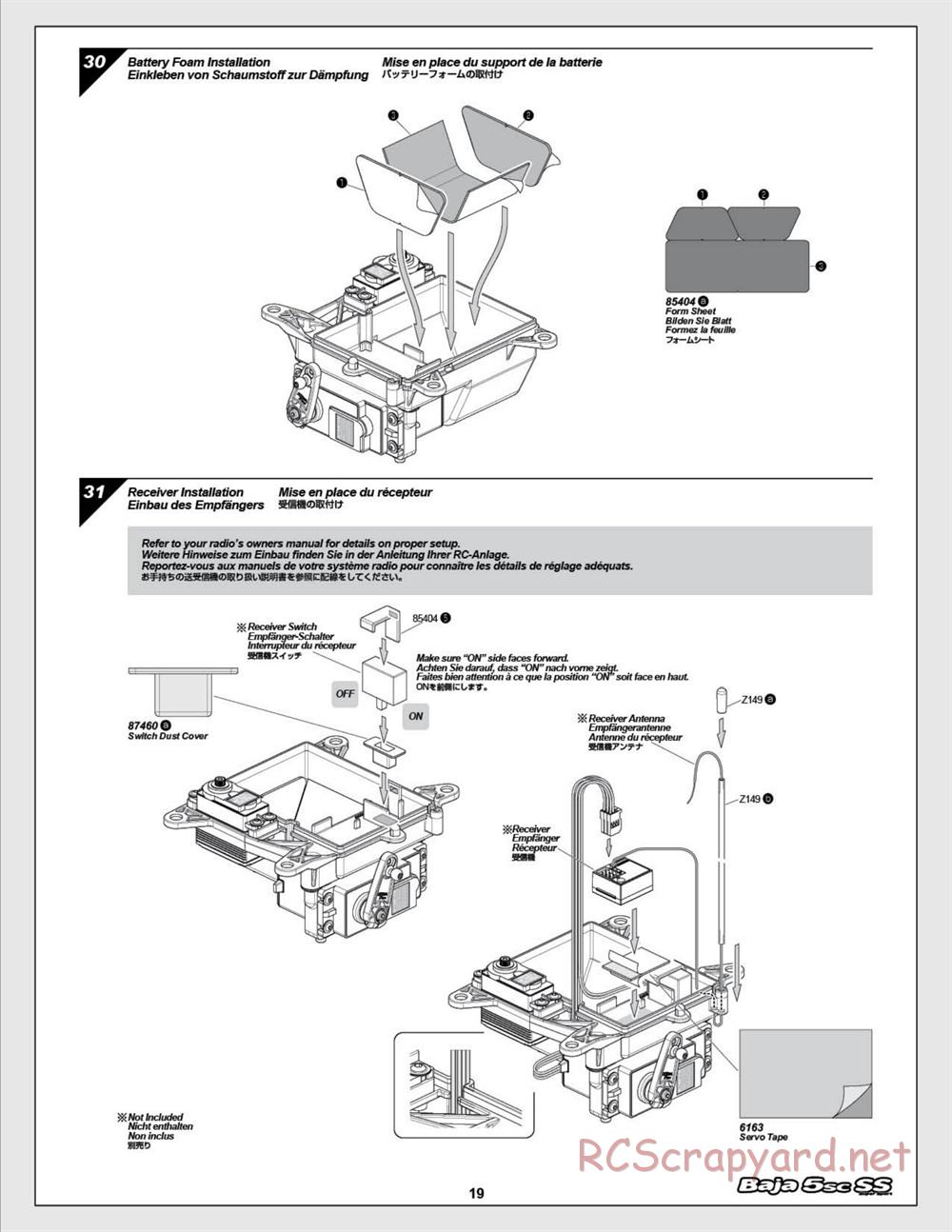 HPI - Baja 5SC SS - Exploded View - Page 19