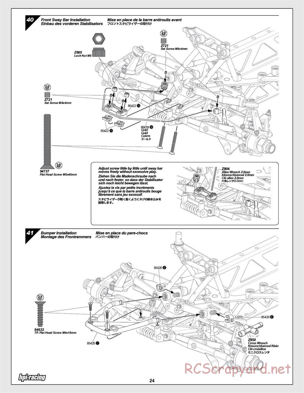 HPI - Baja 5SC SS - Exploded View - Page 24