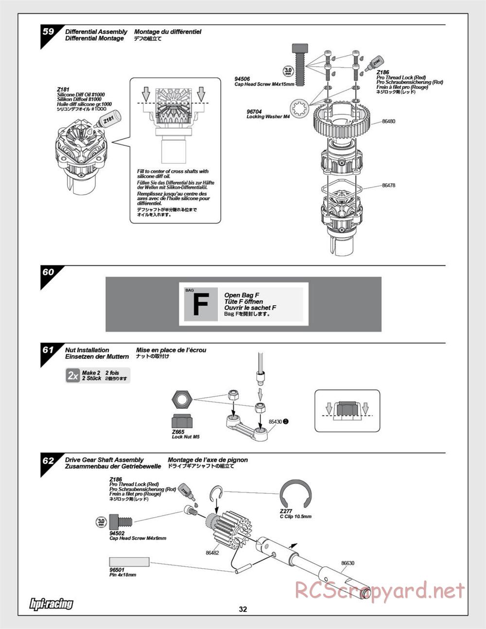 HPI - Baja 5SC SS - Exploded View - Page 32