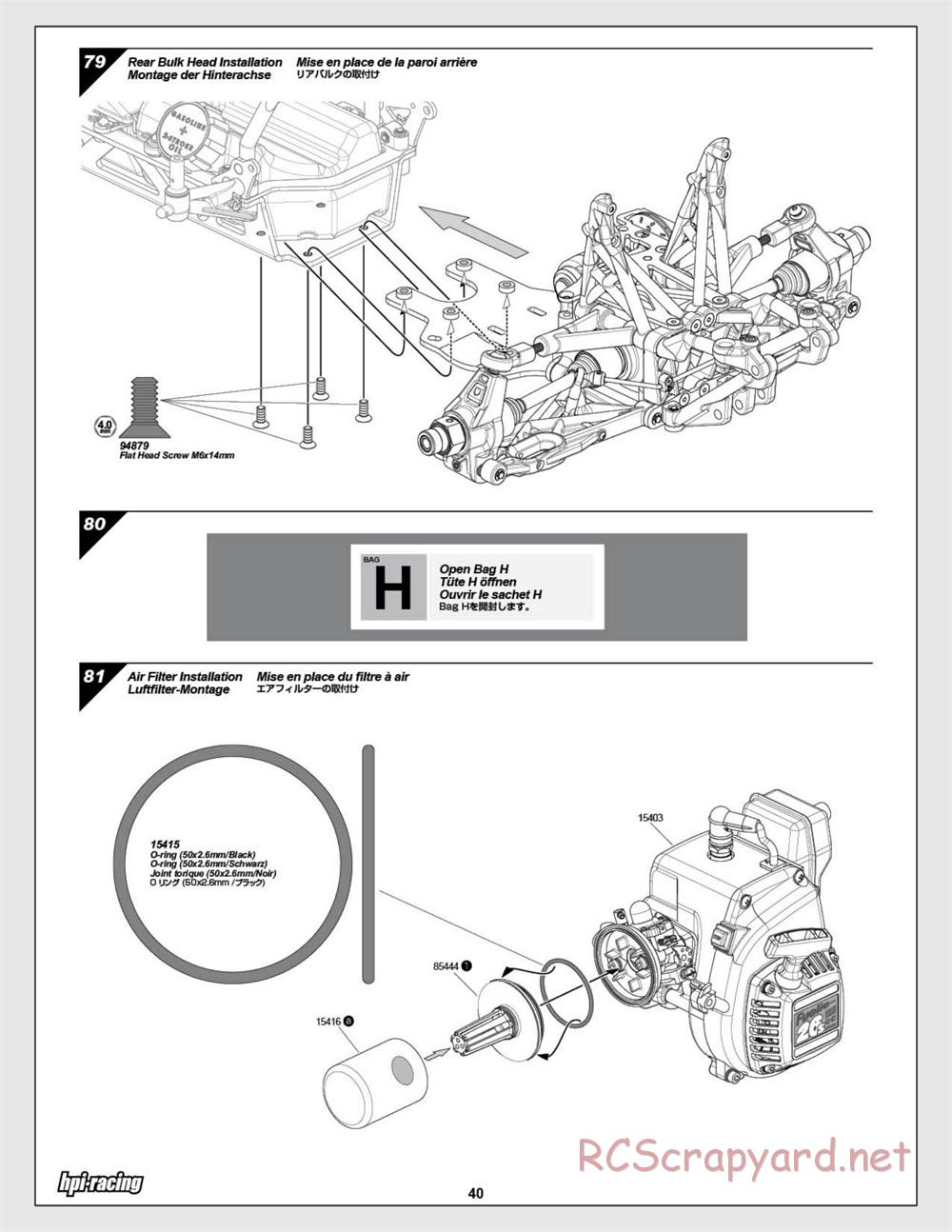 HPI - Baja 5SC SS - Exploded View - Page 40