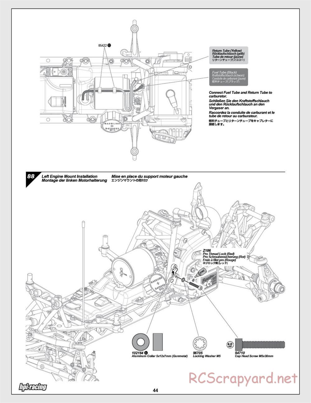 HPI - Baja 5SC SS - Exploded View - Page 44