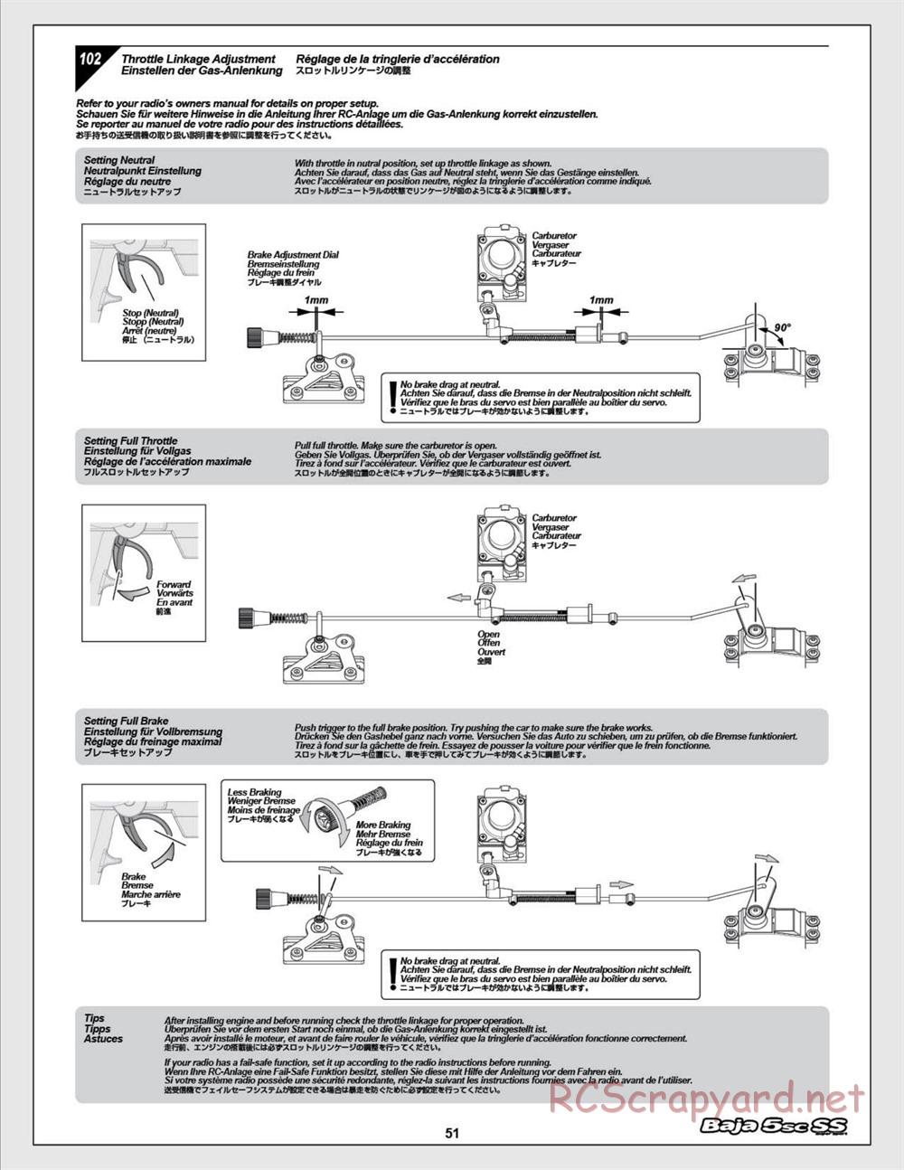 HPI - Baja 5SC SS - Exploded View - Page 51