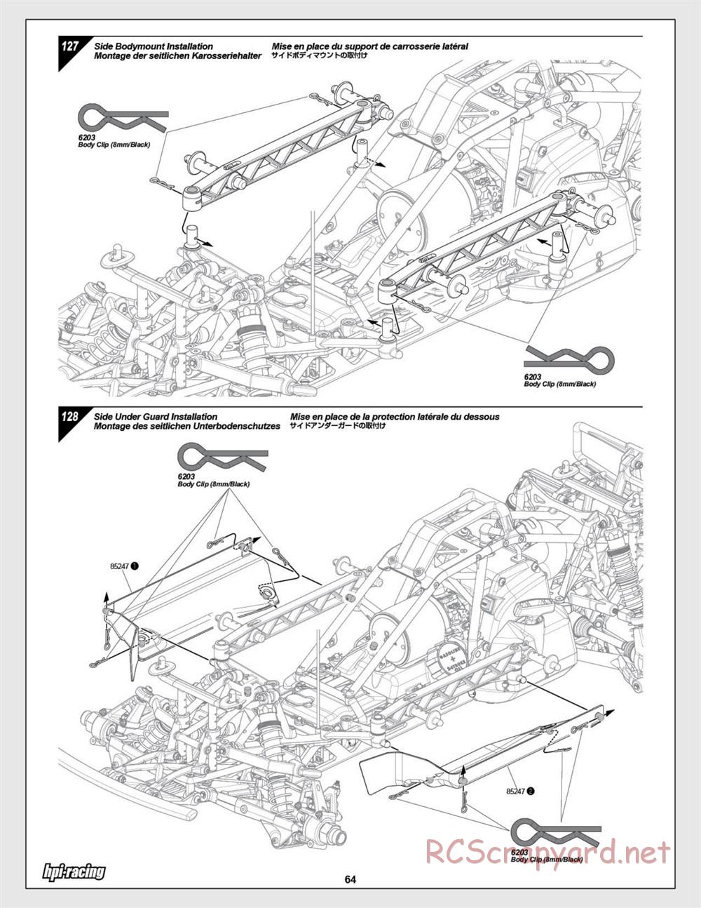 HPI - Baja 5SC SS - Exploded View - Page 64