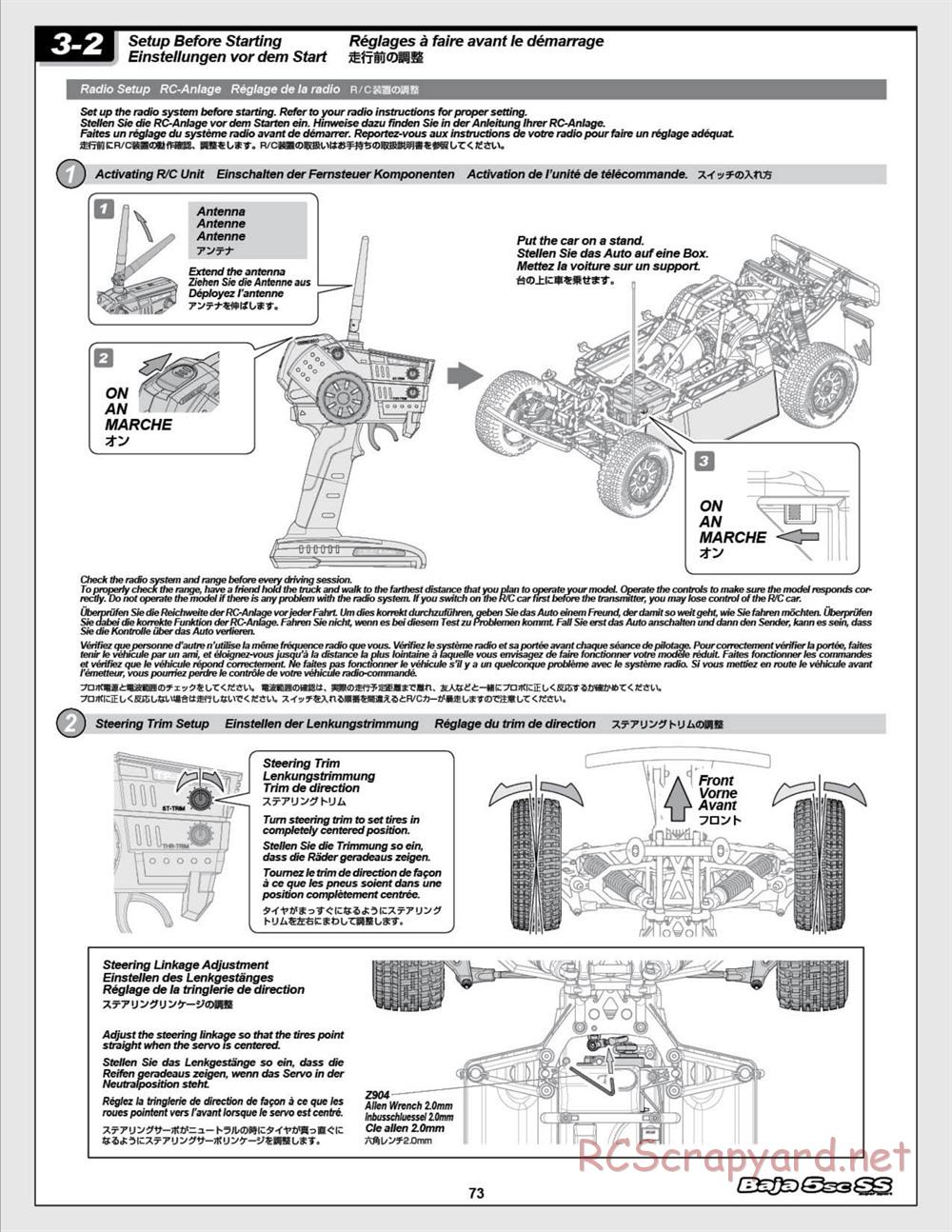 HPI - Baja 5SC SS - Exploded View - Page 73