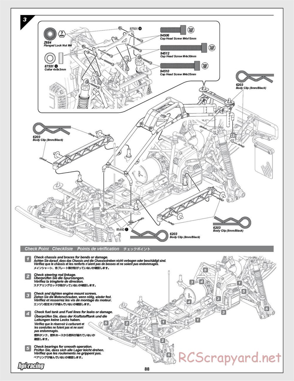 HPI - Baja 5SC SS - Exploded View - Page 88